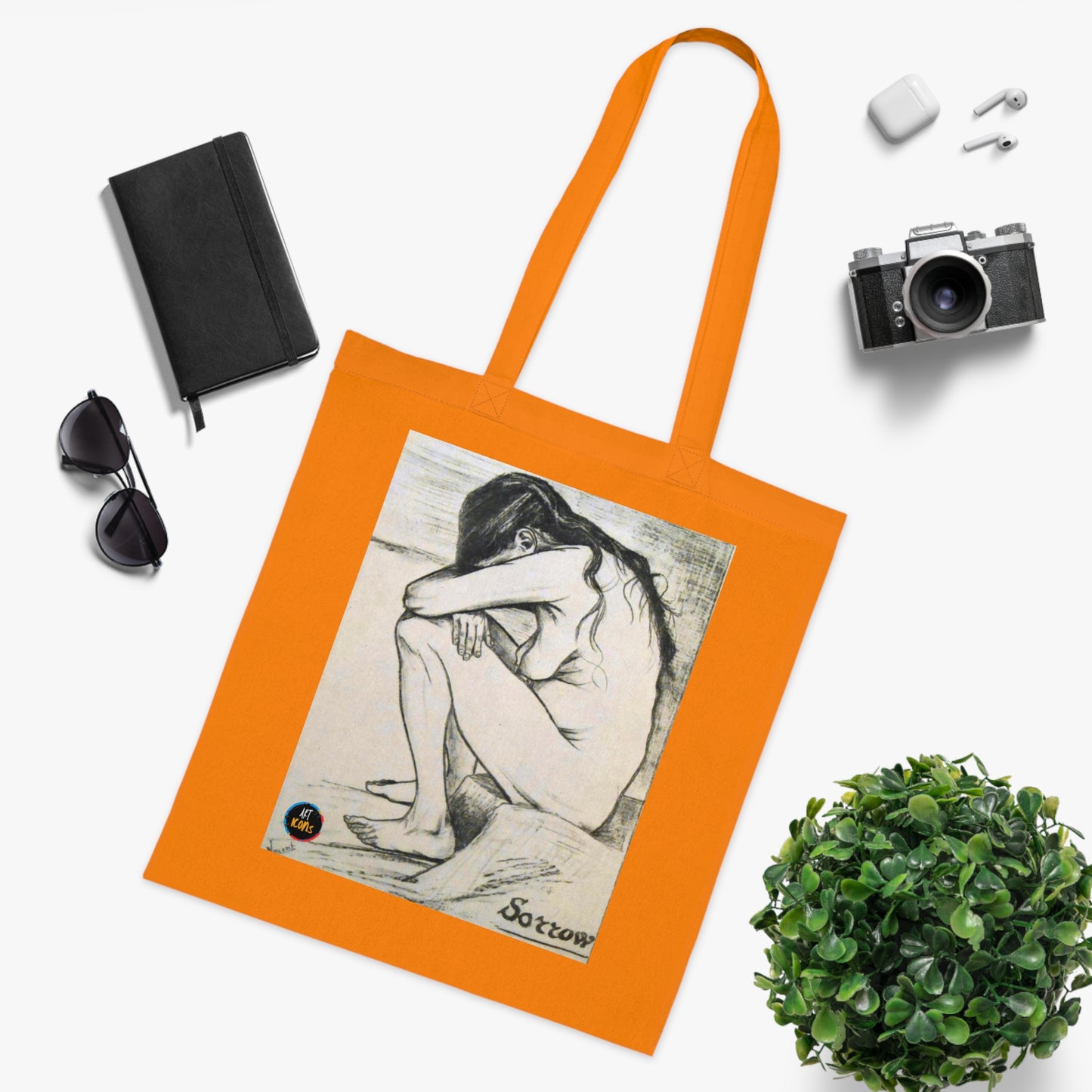 Art Icons Cotton Tote Bag