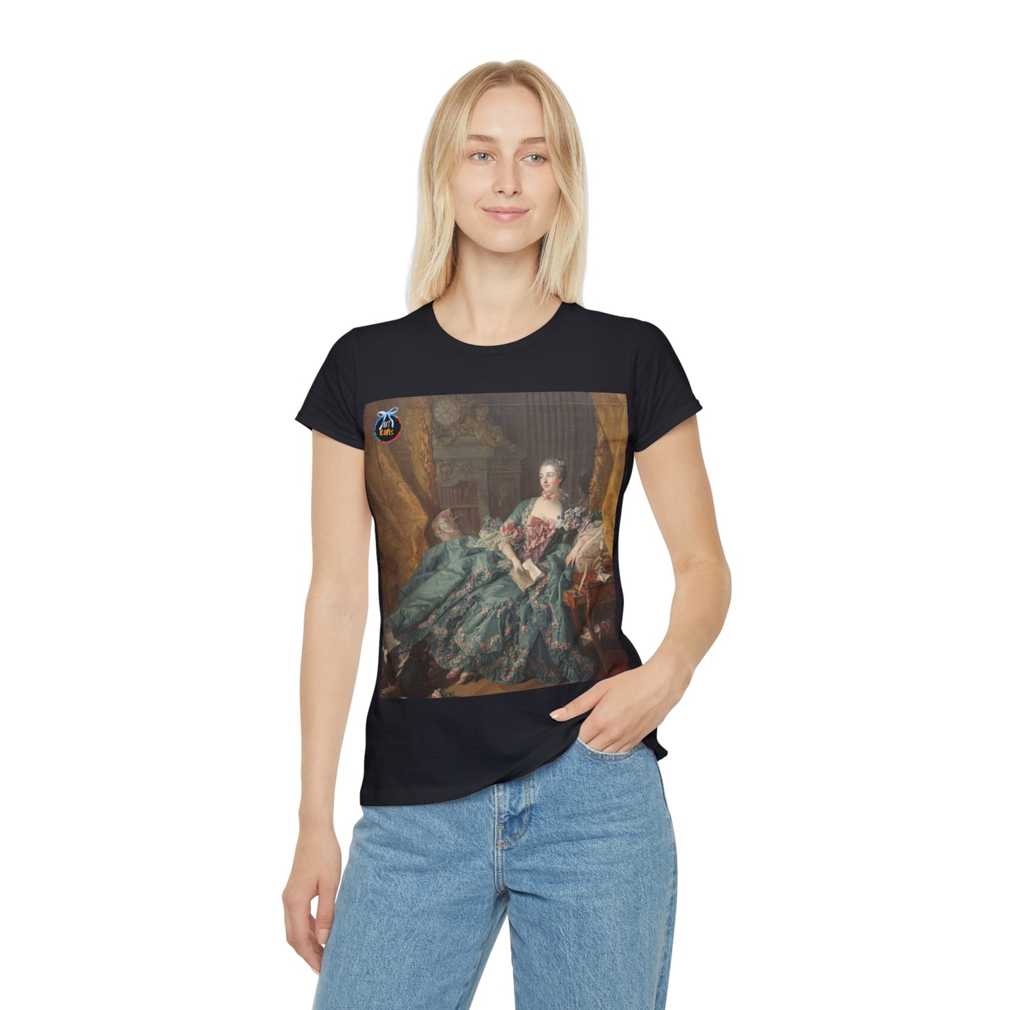 Women's iconic artists T-Shirt Coquette Moda Coquette Camiseta mujer Coquette Ropa Arte Regalo Mujer Arte Coquette Pintura François Boucher