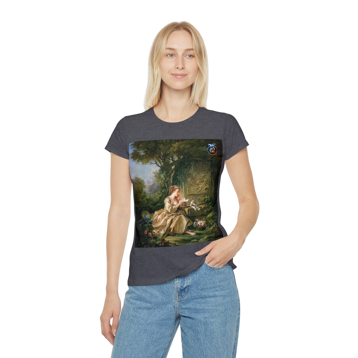 Women's iconic artists T-Shirt Coquette Moda Coquette Camiseta mujer Coquette Ropa Arte Regalo Mujer Arte Coquette Pintura François Boucher