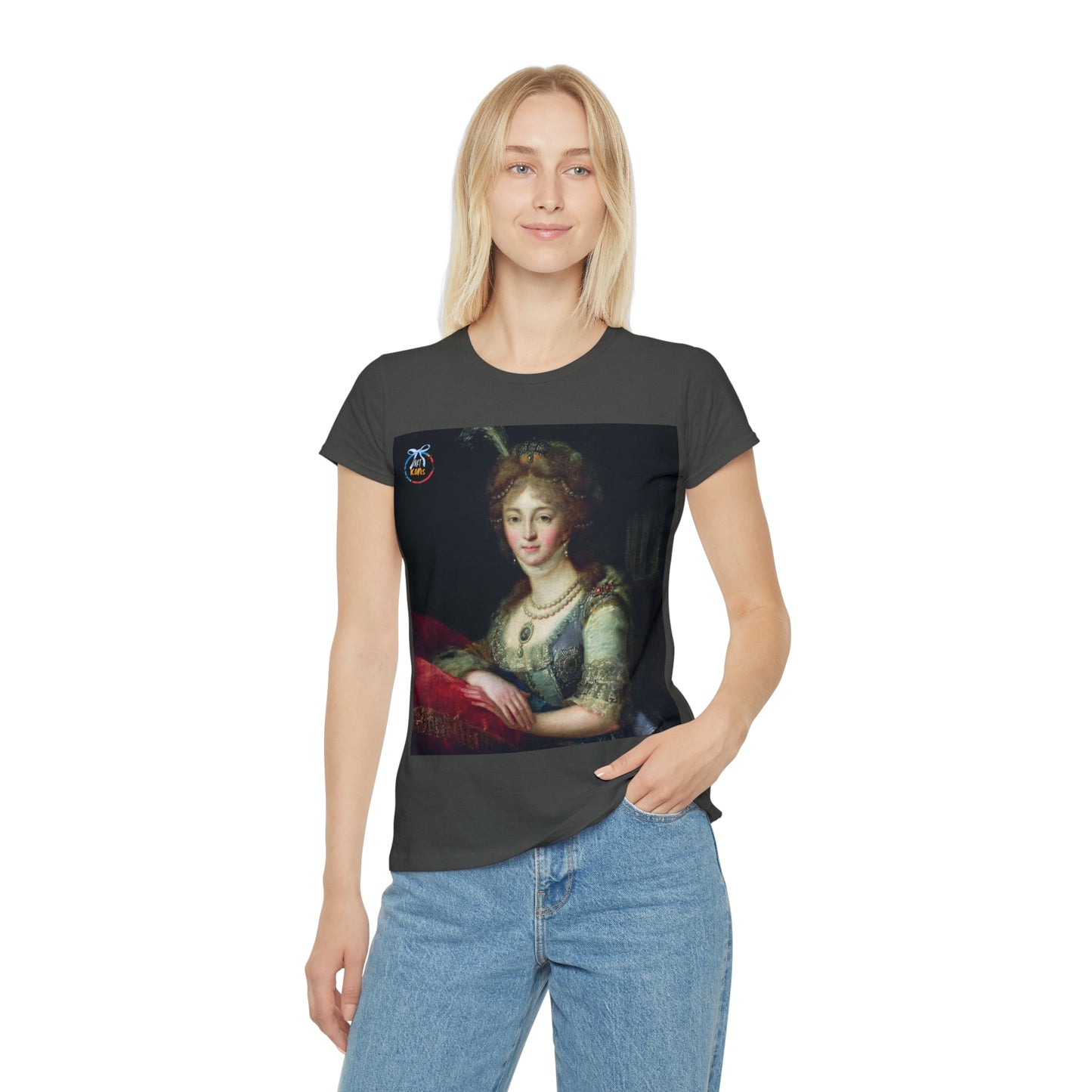 Women's iconic artists T-Shirt Coquette Moda Coquette Camiseta mujer Coquette Ropa Arte Regalo Mujer Arte Coquette Pintura autor anónimo