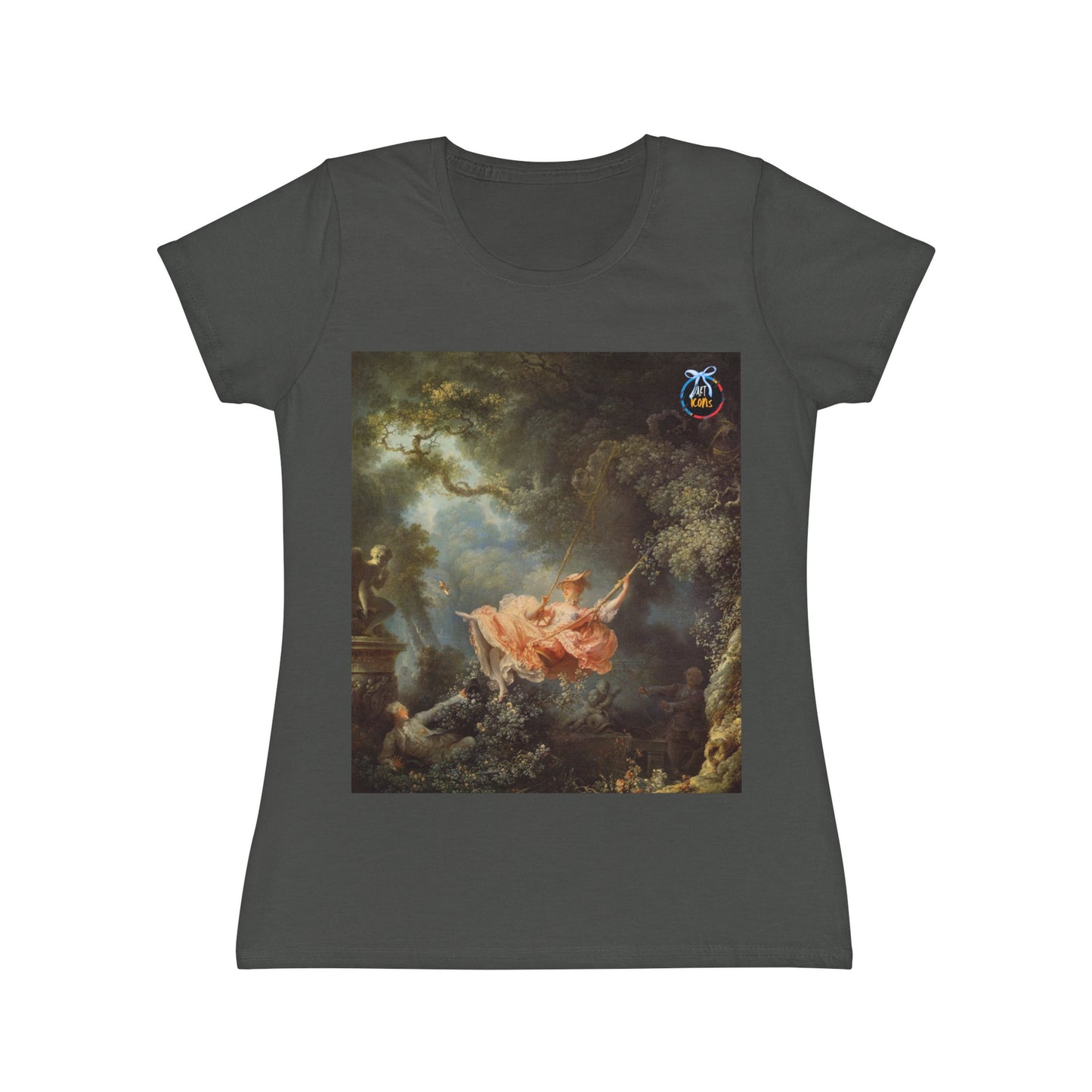 Women's iconic artists T-Shirt Coquette Moda Coquette Camiseta mujer Coquette Ropa Arte Regalo Mujer Arte Coquette Pintura J. H. Fragonard