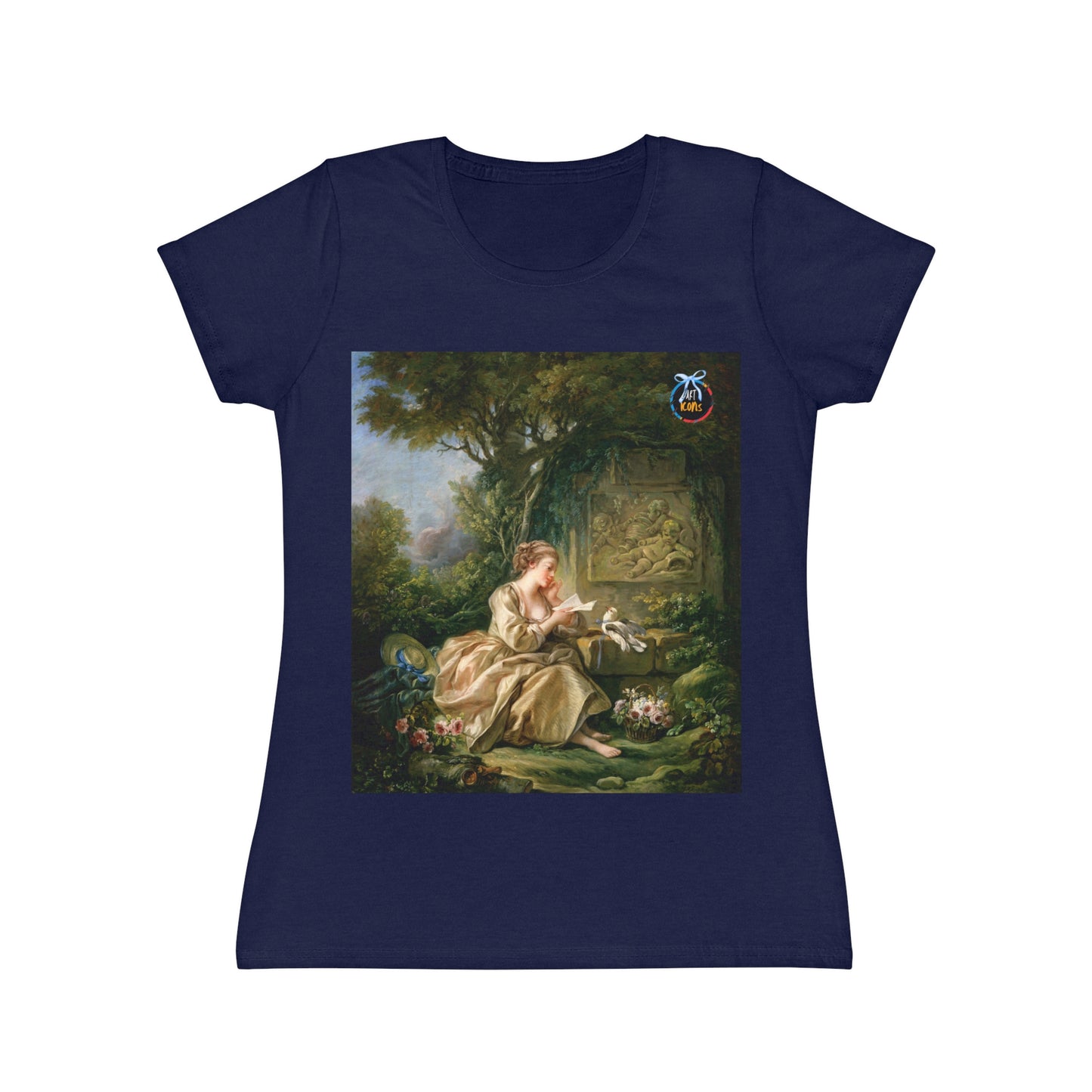 Women's iconic artists T-Shirt Coquette Moda Coquette Camiseta mujer Coquette Ropa Arte Regalo Mujer Arte Coquette Pintura François Boucher