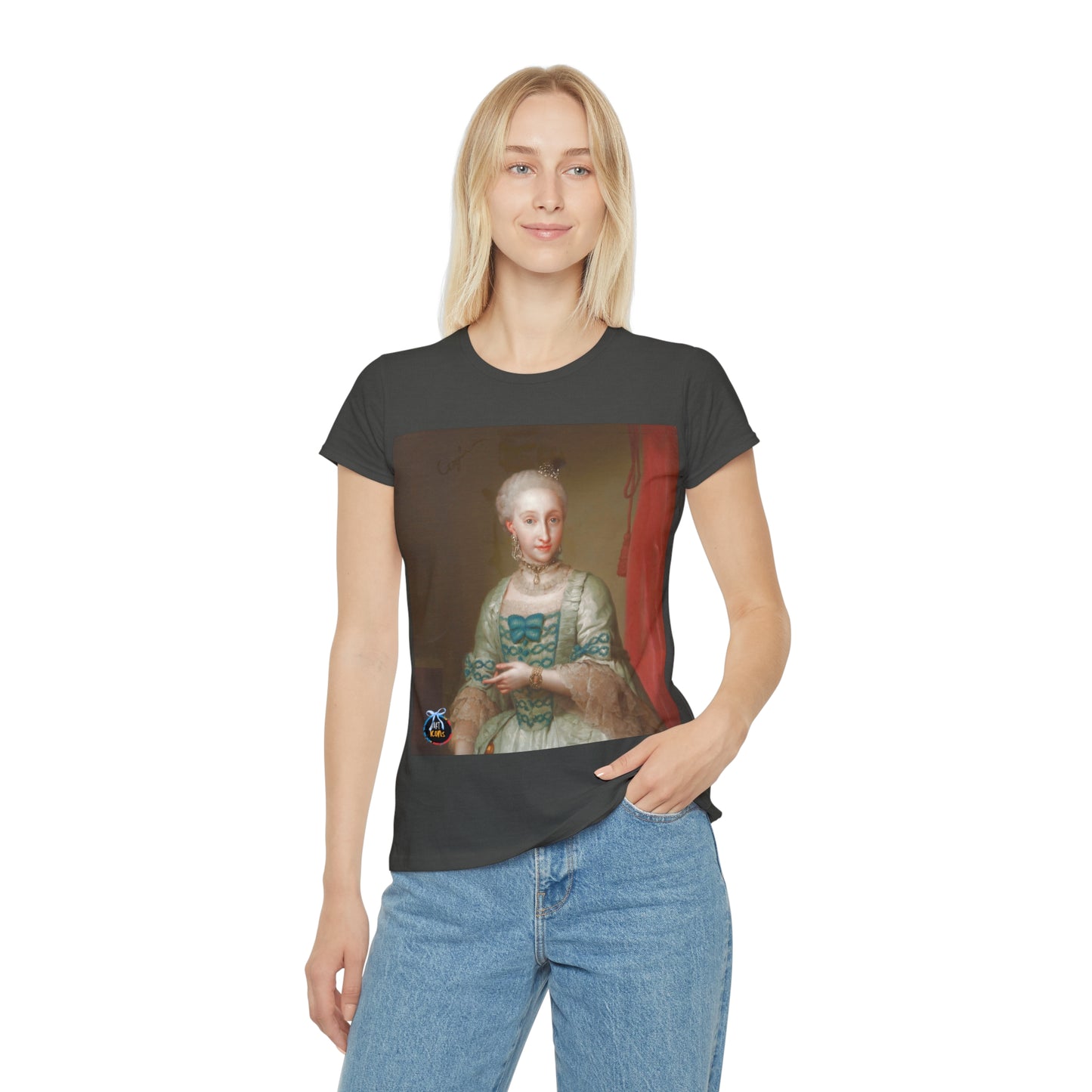 Women's iconic artists T-Shirt Coquette Moda Coquette Camiseta mujer Coquette Ropa Arte Regalo Mujer Arte Coquette Pintura A. Raphael Mengs