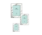 Casa Reale ασημένια κορνίζα 925 Kristel