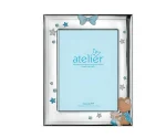 Atelier παιδική κορνίζα φιόγκος-αρκουδάκι γαλάζιο